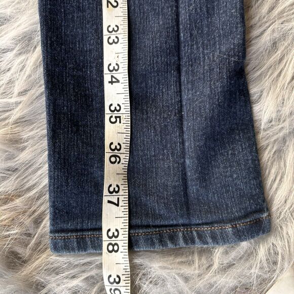Loft Modern Skinny Jeans Size 26/ 2 Dark Wash Stretch Denim Classic 5 Pocket - Picture 9 of 12